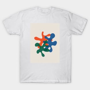 Organic Botanical Abstract Shapes 3 T-Shirt